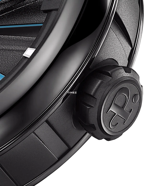 Perrelet,Turbine 41mm,41mm,Titanium,Ice Blue,Black,Automatic,42hours,In-house Caliber,A4067,A4067/7