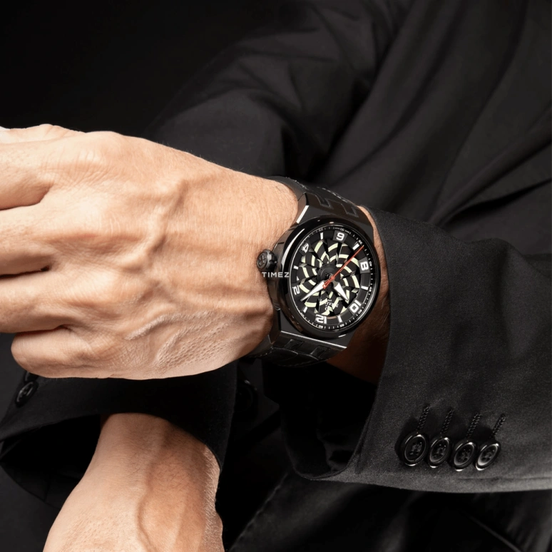Perrelet,Turbine 44.50mm,44.50mm,Stainless Steel,Black,Green,Automatic,42hours,In-house Caliber,A4063,A4063/C