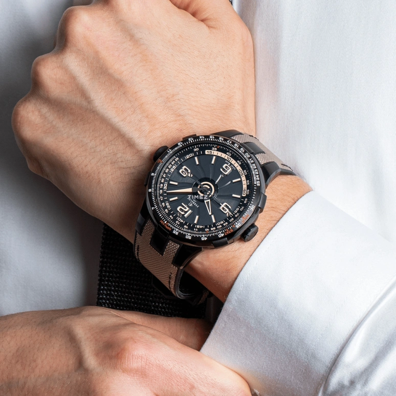 Perrelet,Turbine 48mm,48mm,Stainless Steel,Black,Automatic,42hours,In-house Caliber,A1096,A1096/1