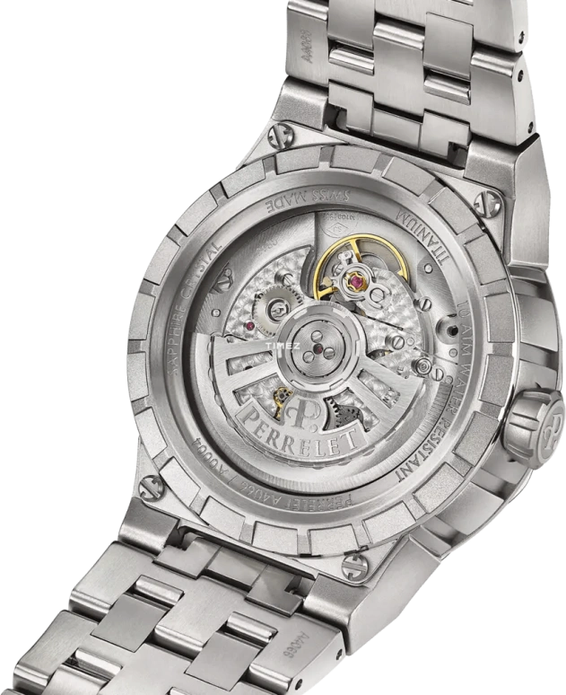 Perrelet,Turbine 41mm,41mm,Titanium,Black,Red,Automatic,42hours,In-house Caliber,A4066,A4066/1