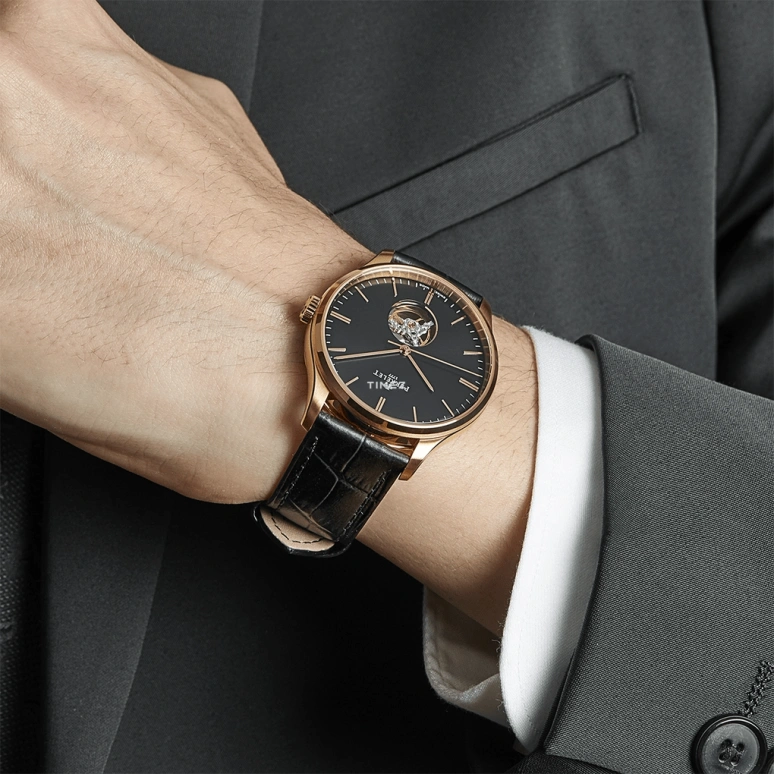 Perrelet,Weekend 39mm,39mm,Stainless Steel,Black,Automatic,42hours,In-house Caliber,A1303,A1303/3
