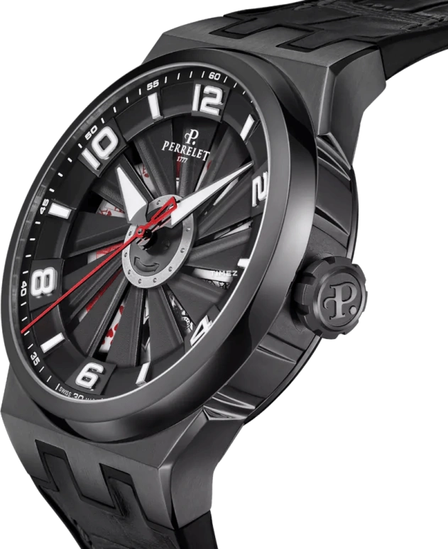 Perrelet,Turbine 44.50mm,44.50mm,Stainless Steel,Multi-Color,Automatic,42hours,In-house Caliber,A4063,A4063/S3