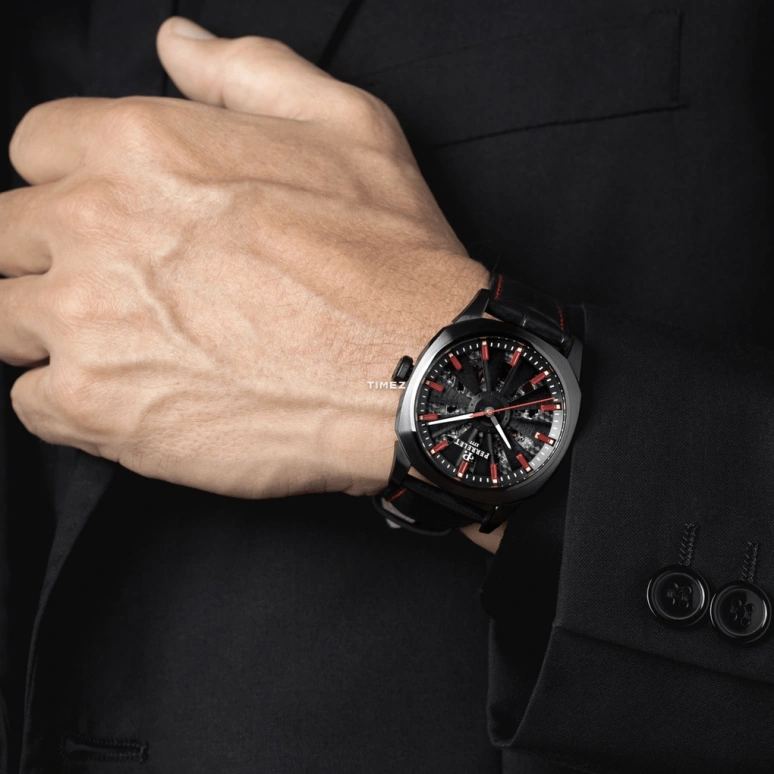 Perrelet,Turbine 42mm,42mm,Stainless Steel,Black,Automatic,42hours,Sapphire,Crystal Glass,A1062,A1062/3