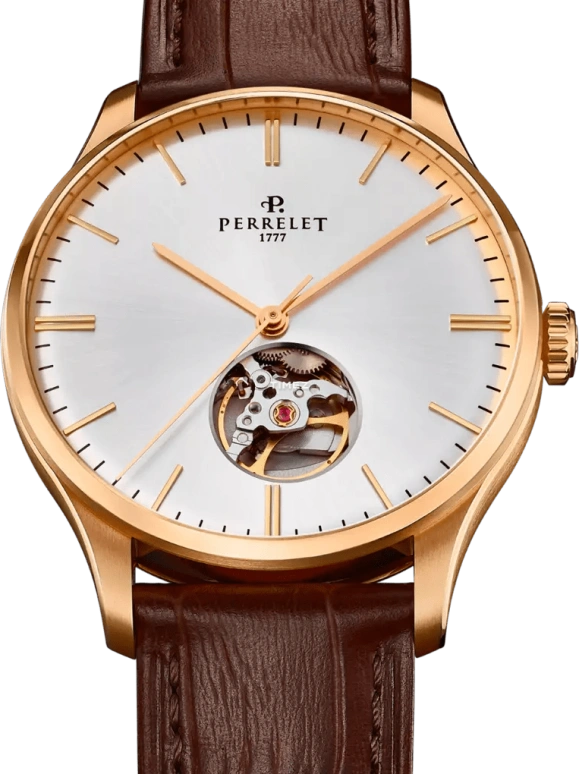Perrelet,Weekend 39mm,39mm,Stainless Steel,White,Automatic,42hours,In-house Caliber,A1303,A1303/1