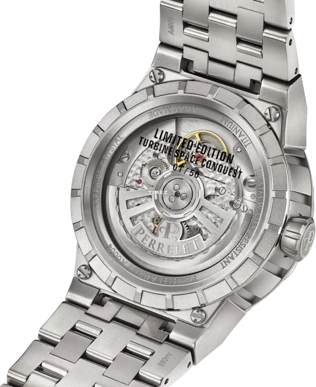 Perrelet,Turbine 41mm,41mm,Titanium,Multi-Color,Automatic,42hours,In-house Caliber,A4066,A4066/S1