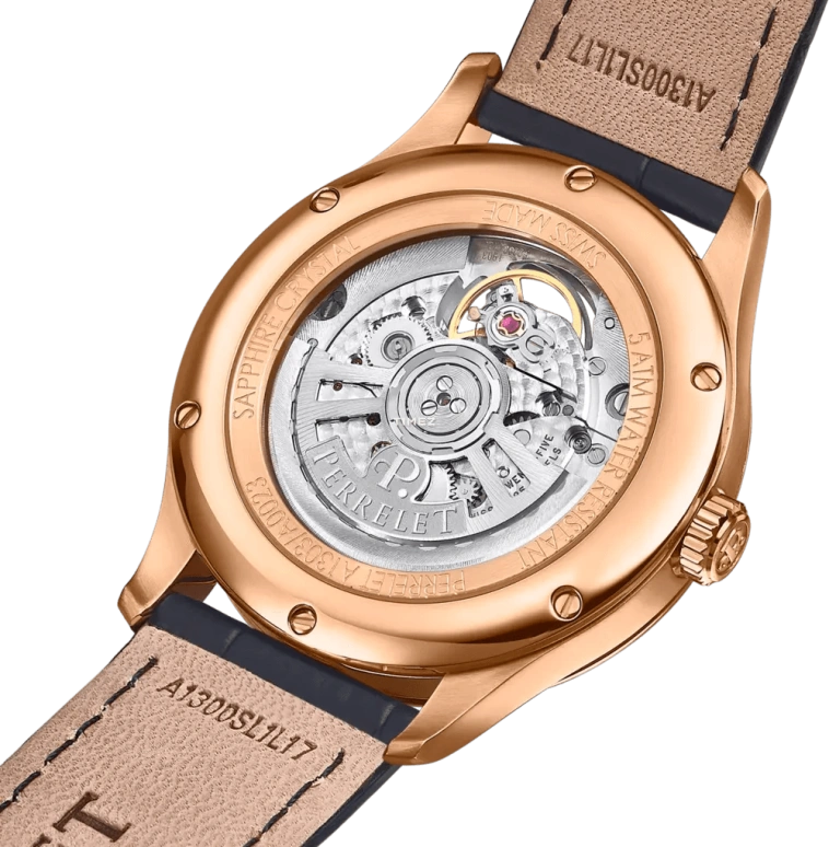 Perrelet,Weekend 39mm,39mm,Stainless Steel,Blue,Automatic,42hours,In-house Caliber,A1303,A1303/2