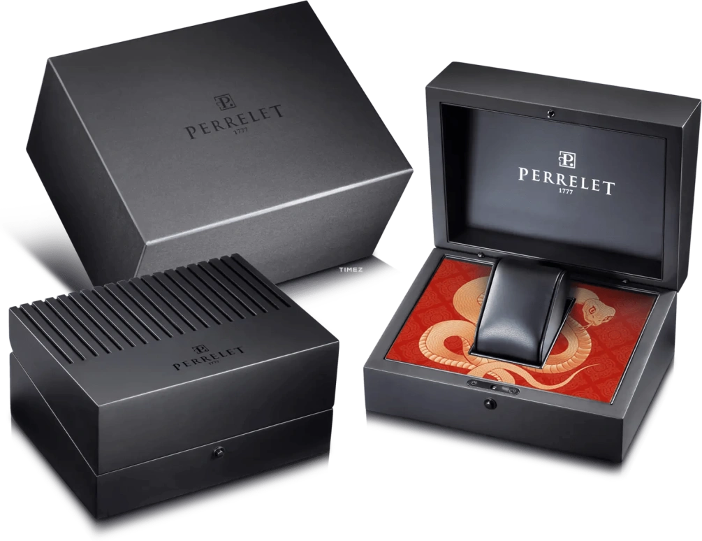 Perrelet,Turbine 41mm,41mm,Titanium,Black,Red,Automatic,42hours,In-house Caliber,A4067,A4067/S4