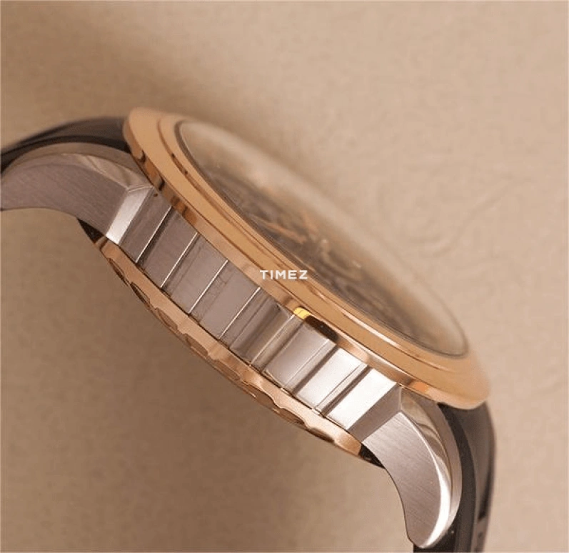 Perrelet,Other 43mm,43mm,Rose Gold,White Gold,Skeleton,Automatic,Chronograph,Day,A230