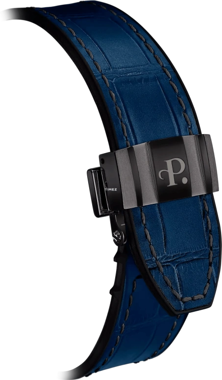 Perrelet,Turbine 45.50mm,45.50mm,Stainless Steel,Carbon,Polycarbonate,Black,Blue,Automatic,42hours,In-house Caliber,A4065,A4065/2