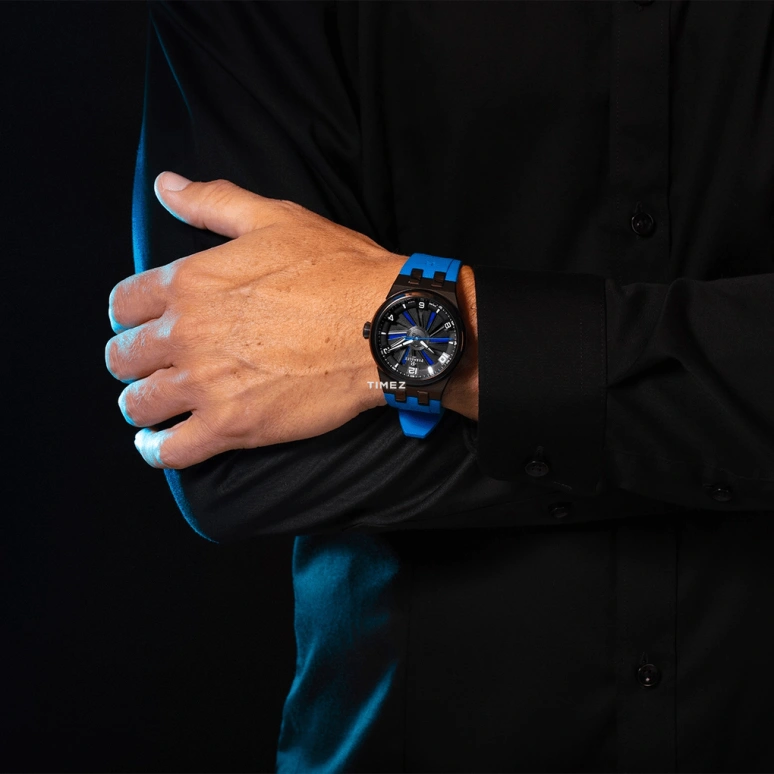 Perrelet,Turbine 41mm,41mm,Titanium,Black,Blue,Automatic,42hours,In-house Caliber,A4067,A4067/2