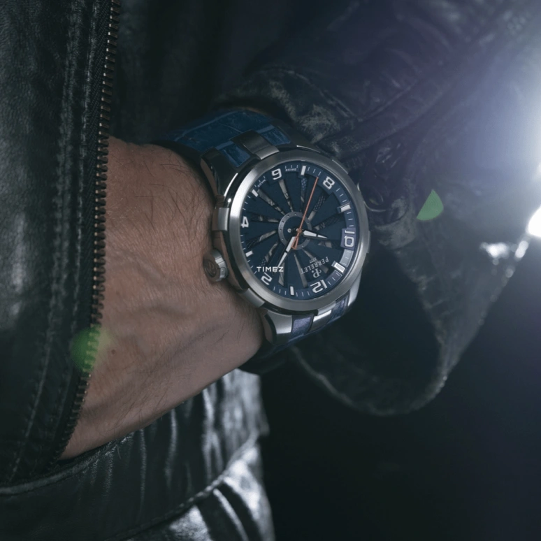 Perrelet,Turbine 46mm,46mm,Stainless Steel,Blue,Automatic,42hours,In-house Caliber,A1092,A1092/S1