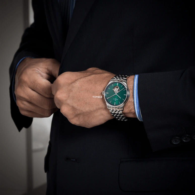 Perrelet,Weekend 39mm,39mm,Stainless Steel,Green,Automatic,42hours,In-house Caliber,A1302,A1302/7
