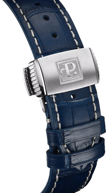 Perrelet,Lab Peripheral 42mm,42mm,Stainless Steel,Blue,Automatic,Dule Time,GMT,Big Date,Day / Night Indication,42hours,In-house Caliber,A1101,A1101/4