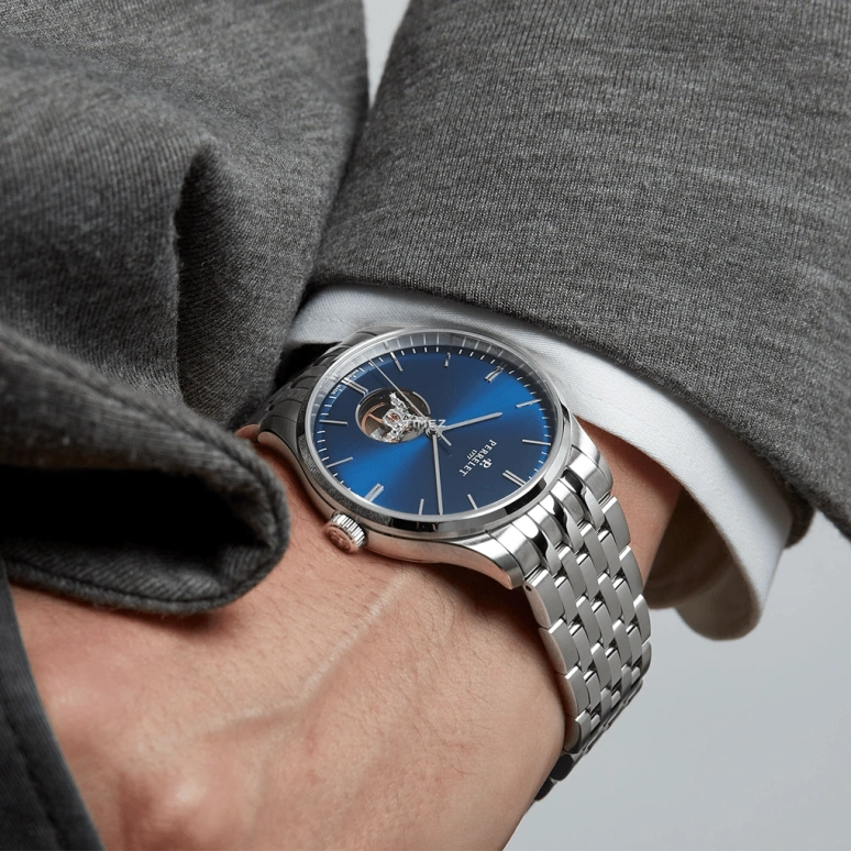 Perrelet,Weekend 39mm,39mm,Stainless Steel,Blue,Automatic,42hours,In-house Caliber,A1302,A1302/4