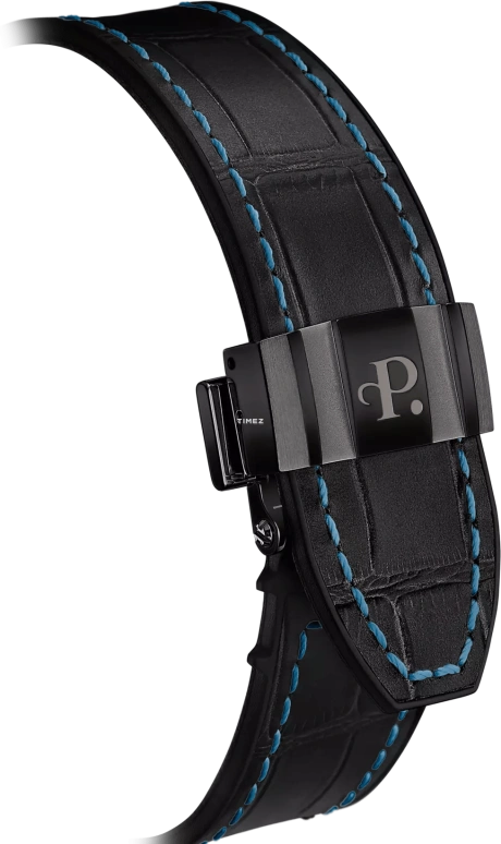 Perrelet,Turbine 45.50mm,45.50mm,Carbon,Polycarbonate,Stainless Steel,Ice Blue,Black,Automatic,42hours,In-house Caliber,A4065,A4065/5