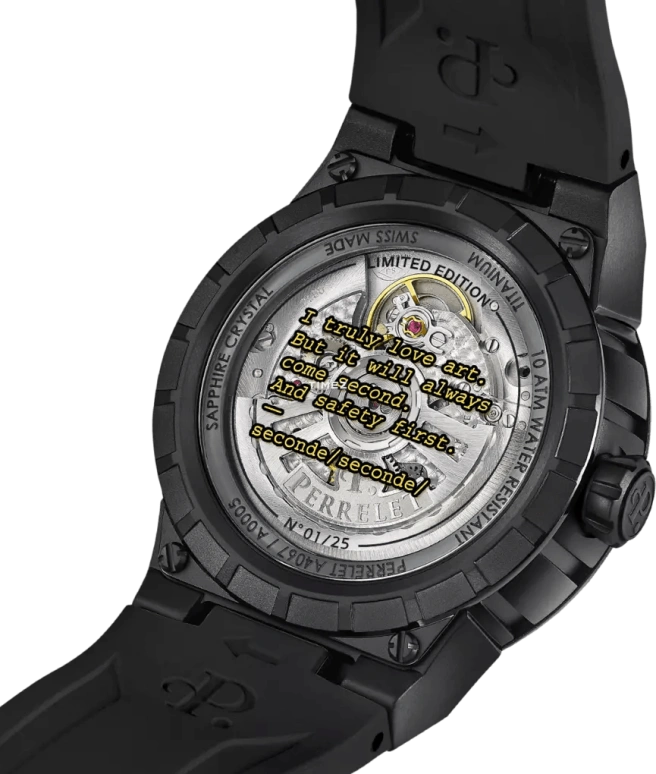 Perrelet,Turbine 41mm,41mm,Titanium,Black,Automatic,42hours,In-house Caliber,A4067,A4067/S3