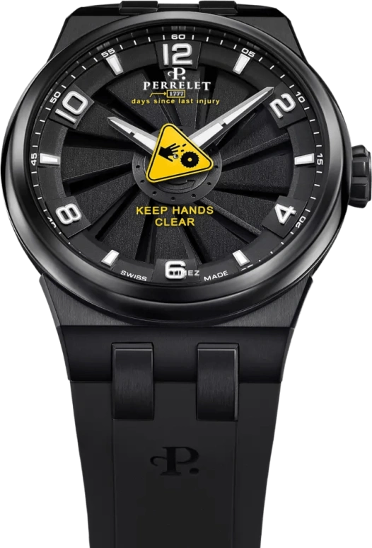 Perrelet,Turbine 41mm,41mm,Titanium,Black,Automatic,42hours,In-house Caliber,A4067,A4067/S3