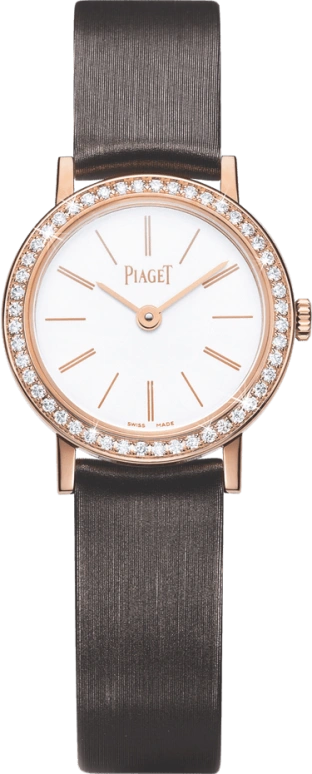 Piaget,Altiplano 24mm,24mm,Rose Gold,Silver White,Quartz,In-house Caliber,Sapphire,Crystal Glass,G0A44534