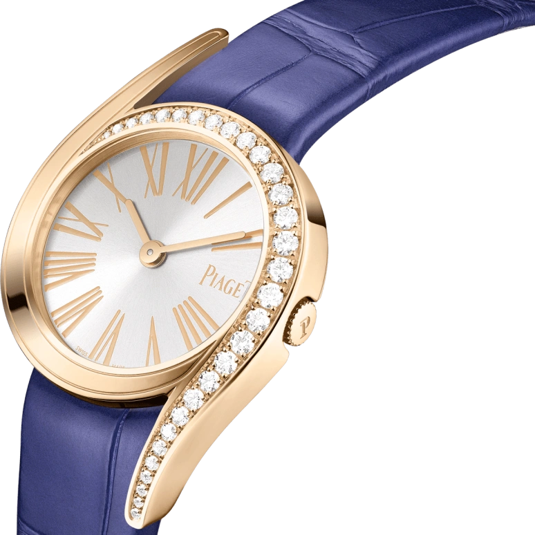 Piaget,Limelight 26mm,26mm,Rose Gold,Silver,Quartz,In-house Caliber,Sapphire,Crystal Glass,G0A47151
