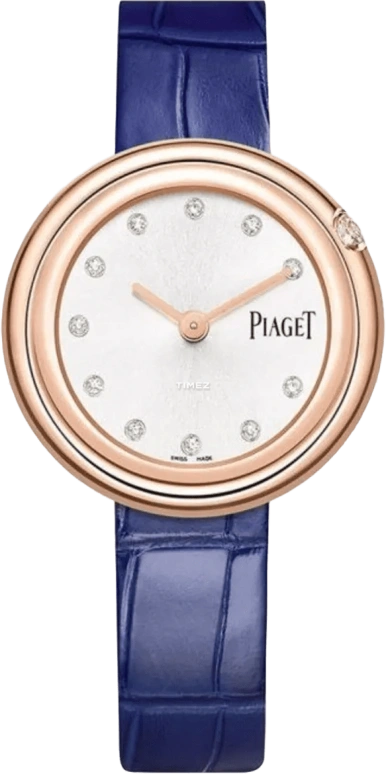 Piaget,Possession 34mm,34mm,Rose Gold,Silver White,Quartz,In-house Caliber,Sapphire,Crystal Glass,G0A43091