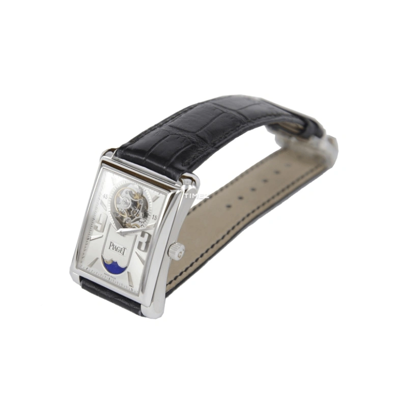 Piaget,Emperador 32mm,32mm,White Gold,Silver,Handwound,Moonphase,Tourbillon,G0A30024