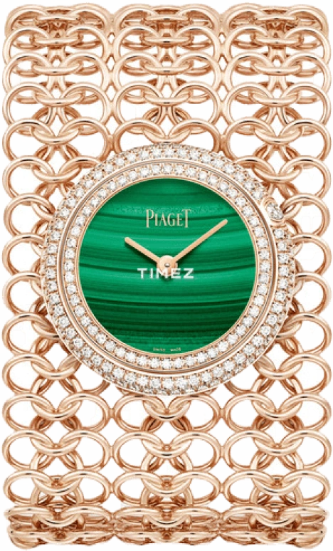 Piaget,Possession 29mm,29mm,Rose Gold,Green,In-house Caliber,Sapphire,Crystal Glass,G0A43069