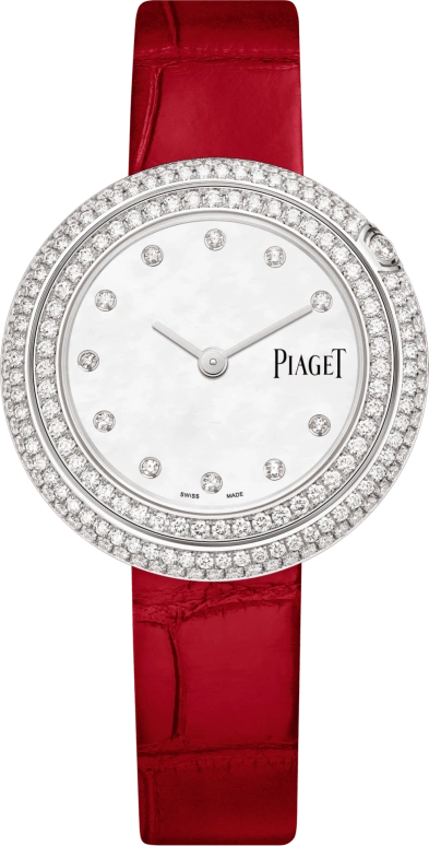 Piaget,Possession 34mm,34mm,White Gold,White,Quartz,In-house Caliber,Sapphire,Crystal Glass,G0A44295