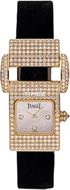Piaget,Other 0mm,0mm,Yellow Gold,Pink,Quartz,Sapphire,Crystal Glass,Square,G0A25021
