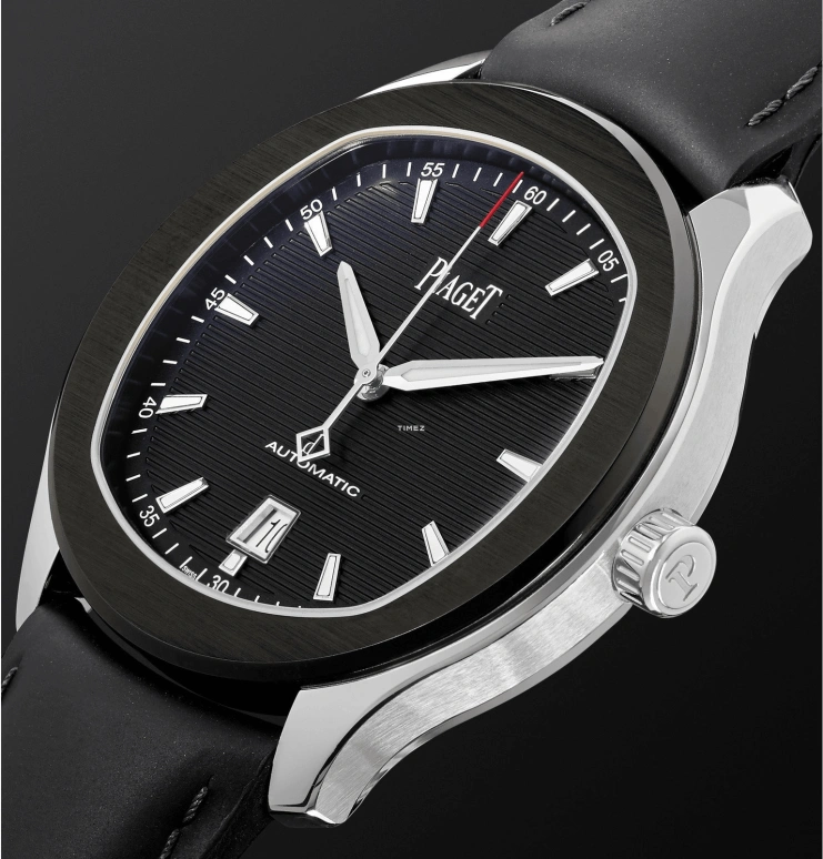 Piaget,Polo 42mm,42mm,Stainless Steel,Luminous,Black,Automatic,Day,48hours,G0A42001