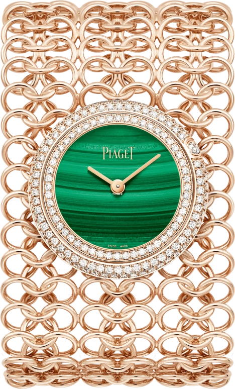 Piaget,Possession 29mm,29mm,Rose Gold,Green,Quartz,In-house Caliber,Sapphire,Crystal Glass,G0A43079