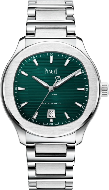 Piaget,Polo 42mm,42mm,Stainless Steel,Green,Automatic,Day,48hours,G0A49022