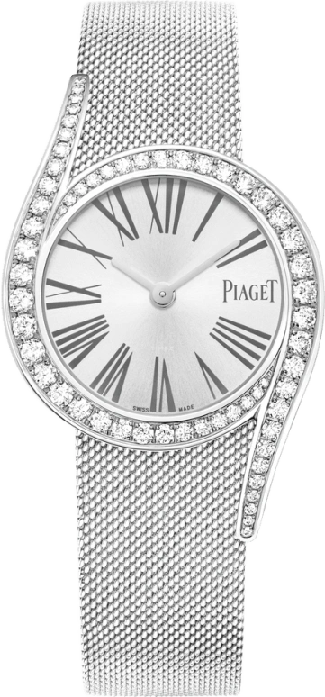 Piaget,Limelight 26mm,26mm,White Gold,Silver,In-house Caliber,Sapphire,Crystal Glass,Setting,Diamonds,G0A44212