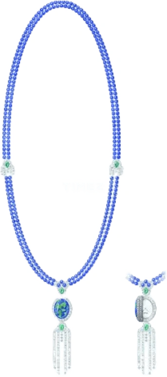 Piaget,High Jewellery 0mm,0mm,White Gold,White,Quartz,In-house Caliber,Sapphire,Crystal Glass,G0A41250