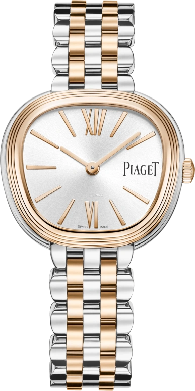Piaget,Sixtie 29mm,29mm,Stainless Steel,Rose Gold,Silver,Quartz,In-house Caliber,Sapphire,G0A50301