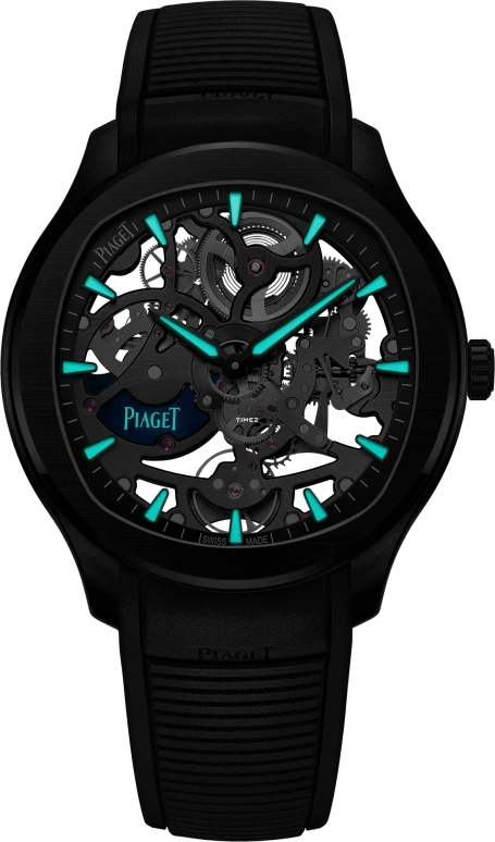 Piaget,Polo 42mm,42mm,Titanium,Ceramic,Black,Skeleton,Automatic,44hours,In-house Caliber,G0A49011