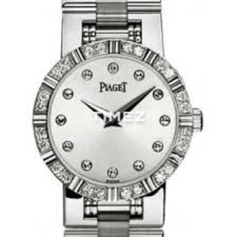 Piaget,Jewellery 20mm,20mm,White Gold,White,Quartz,Sapphire,Crystal Glass,Round,G0A22003