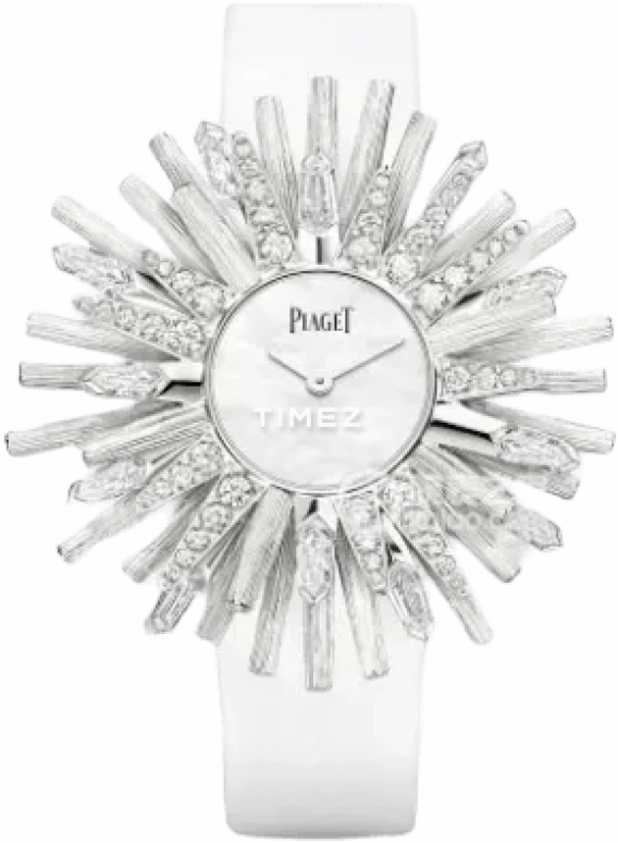 Piaget,High Jewellery 0mm,0mm,White Gold,White,Quartz,In-house Caliber,Sapphire,Crystal Glass,G0A43230