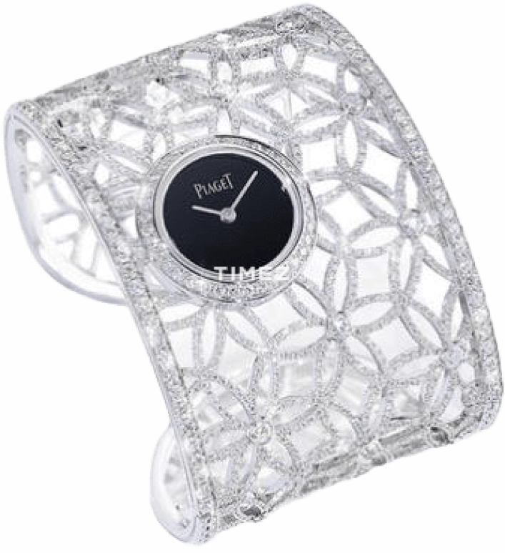 Piaget,High Jewellery 0mm,0mm,White Gold,Black,Quartz,In-house Caliber,Sapphire,Crystal Glass,G0A40578