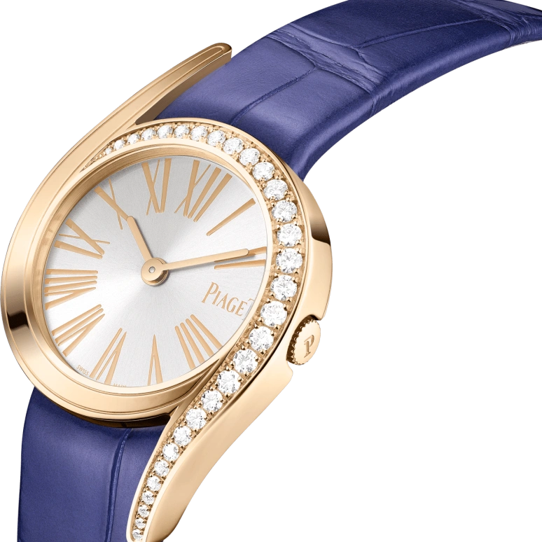 Piaget,Limelight 26mm,26mm,Rose Gold,Silver,Quartz,In-house Caliber,Sapphire,Crystal Glass,G0A47151
