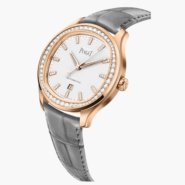 Piaget,Polo 36mm,36mm,Rose Gold,Rose,White,Automatic,Day,40hours,G0A46023