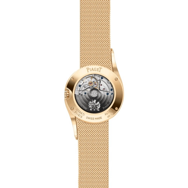 Piaget,Limelight 32mm,32mm,Rose Gold,Silver White,Automatic,In-house Caliber,Sapphire,Crystal Glass,G0A45213