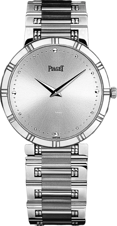 Piaget,Other 31mm,31mm,White Gold,Silver,Sapphire,Crystal Glass,Closed,G0A03331