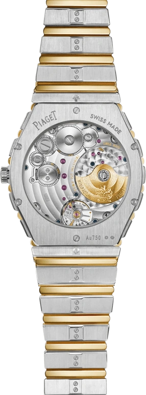 Piaget,Polo 38mm,38mm,Yellow Gold,White Gold,Dual,Silver,Gold,Automatic,In-house Caliber,Sapphire,G0A51150