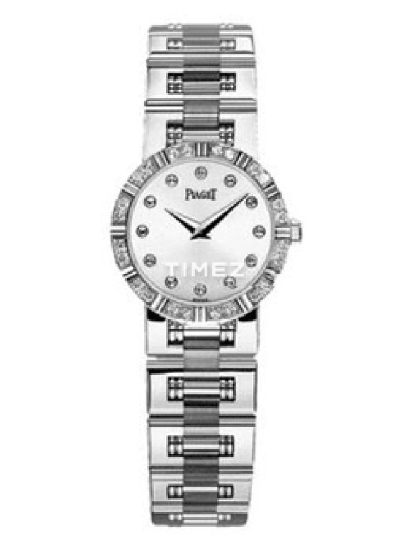 Piaget,Jewellery 20mm,20mm,White Gold,White,Quartz,Sapphire,Crystal Glass,Round,G0A22003