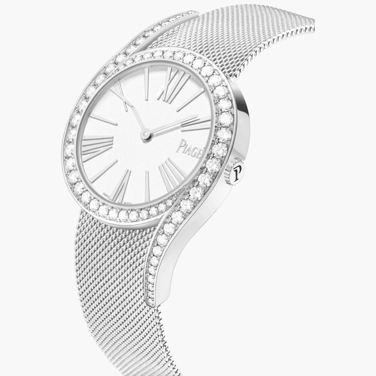 Piaget,Limelight 32mm,32mm,White Gold,Silver White,In-house Caliber,Sapphire,Crystal Glass,Setting,Diamonds,G0A45212