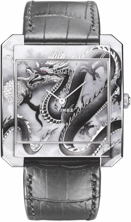 Piaget,Protocole XXL 0mm,0mm,White Gold,Grey,Black,Handwound,60hours,In-house Caliber,G0A36528