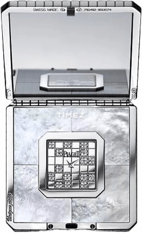 Piaget,Limelight 48mm,48mm,White Gold,Silver White,White,Quartz,Sapphire,Crystal Glass,Square,G0A31102