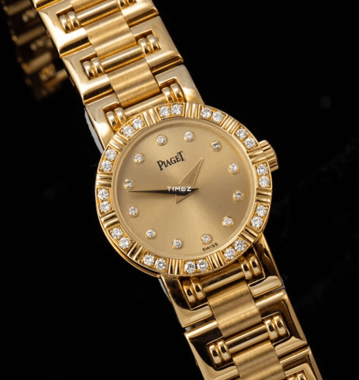 Piaget,Jewellery 19mm,19mm,Yellow Gold,Gold,Quartz,Sapphire,Crystal Glass,Round,G0A20005