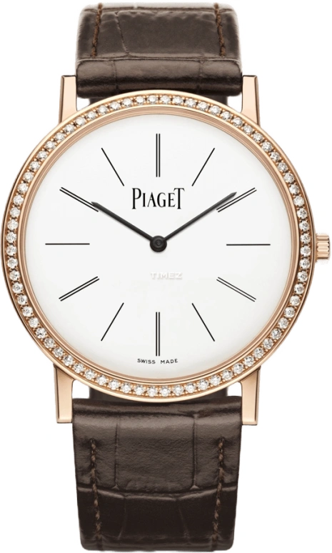 Piaget,Altiplano 34mm,34mm,Rose Gold,White,Handwound,36hours,In-house Caliber,G0A38127