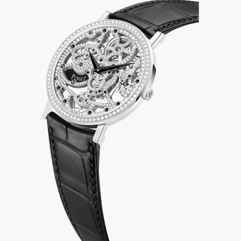 Piaget,Altiplano 38mm,38mm,White Gold,Skeleton,Automatic,In-house Caliber,Sapphire,Crystal Glass,G0A45226